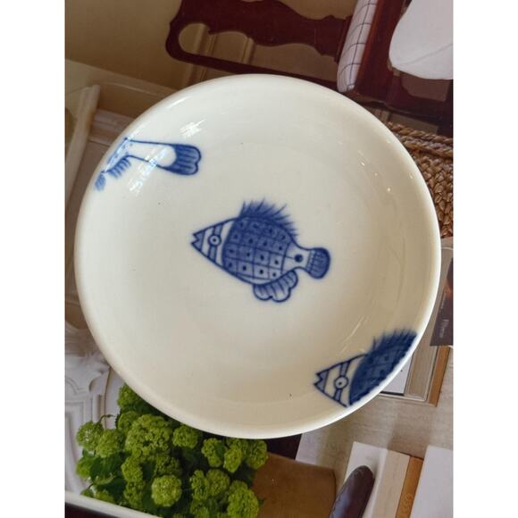 Blue and White Coastal Dish - Picture 2 of 4